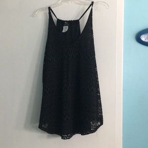 Black lacey tank top